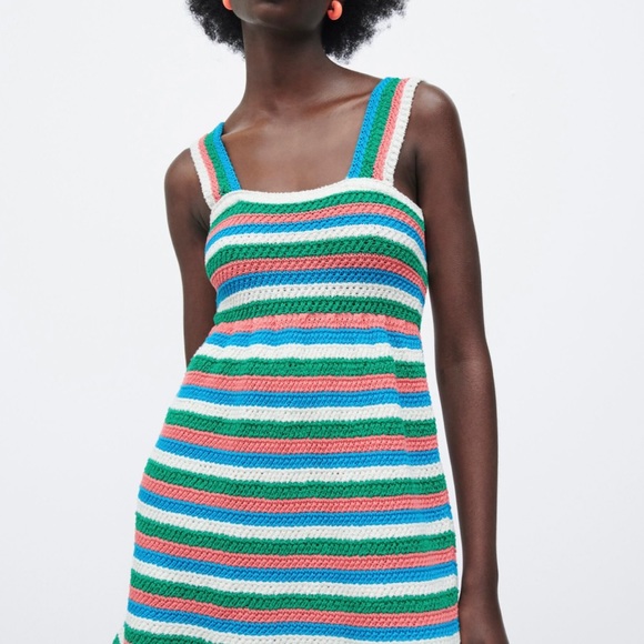 Zara striped knit dress size XS. Perfect condition worn once. - Picture 2 of 7